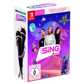 Nintendo Switch Spiel Let's Sing 2025 deutsche Version mit 2 Mikrofonen