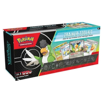 Pokémon Karten Trainers Toolkit mit 4 Booster Packs