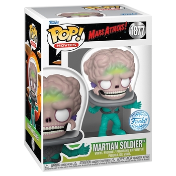 Funko POP! Movies 1877: Mars Attacks Martian Soldier Chase Assortment