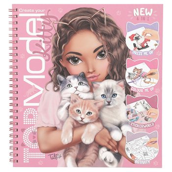 TOPModel Colouring Pages Book Kitty