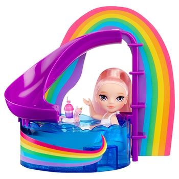 Rainbow High Playset High Pool Day with Littles Doll Blush