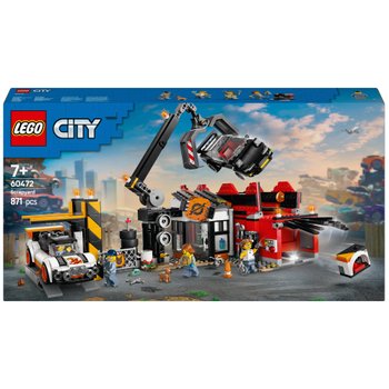 LEGO City 60472 Scrapyard with Cars Set