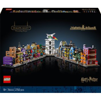 LEGO Harry Potter 76444 Diagon Alley Wizarding Shops Set for Adults