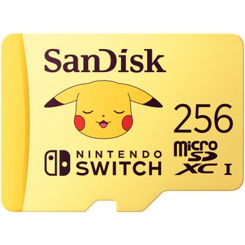 SanDisk 256GB microSD Card for Nintendo Switch - Pokémon Pikachu