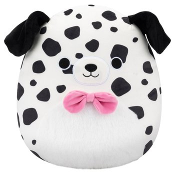 Original Squishmallows Plush Dustin the Dalmatian (Pink Bow-Tie) 30cm
