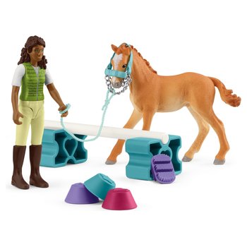 schleich Horse Club 42756 Foal with Sarah Pocket Set