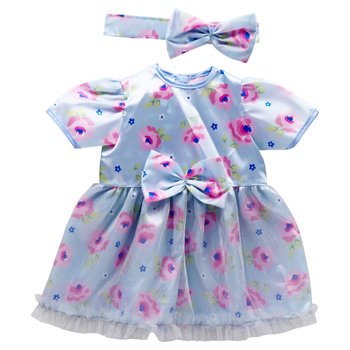 Ivy & Lily Baby Doll Party Dress and Headband Blue