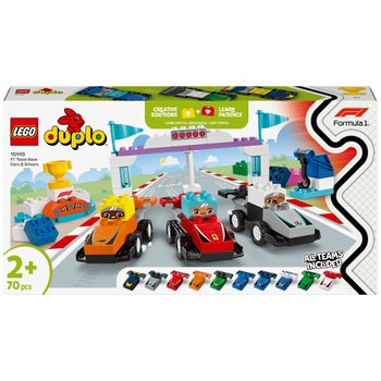 LEGO DUPLO 10445 Town F1 Team Race Cars & Drivers Set
