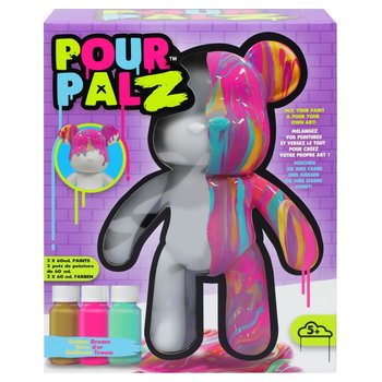 Pour Palz Paint Marble Bear Golden Dream