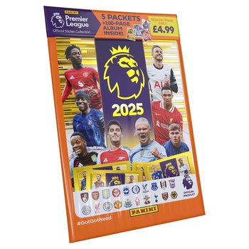 Panini Premier League 2025 Official Sticker Collection Starter Pack