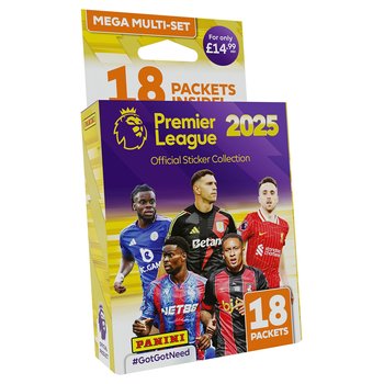 Panini Premier League 2025 Official Sticker Collection Mega Multi-Set