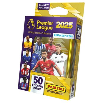 Panini Premier League 2025 Official Sticker Collection Pocket Tin
