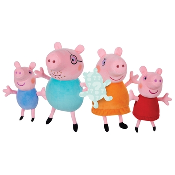 Peppa Pig 5 Pack Family Plush