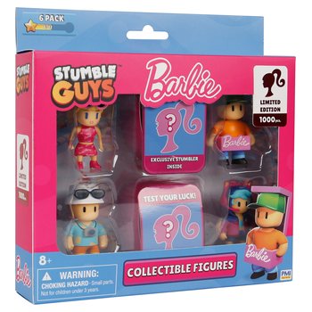 Stumble Guys X Barbie Figuren Deluxe Box 6-Pack