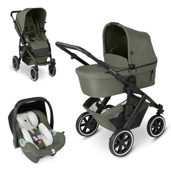 ABC Design 3-in-1 Kinderwagen Salsa 4 Air 2024 Combiwagen Moss groen