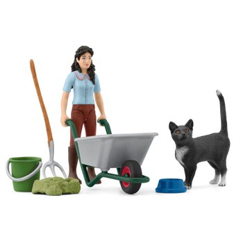 schleich HORSE CLUB 42747 Mest- en verzorgingsset