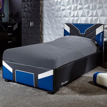 X Rocker Cerberus MKII Ottoman Gaming Bed - Blue