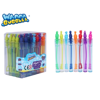 Wanna Bubbles Mini Party Bubble Wands 48 Pack Assortment