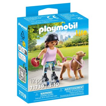 PLAYMOBIL my Life 71739 Inlinerin mit Retriever