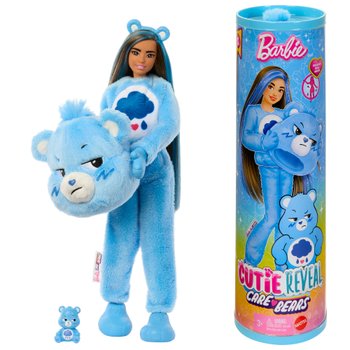 Barbie Cutie Reveal Pop in Troetelbeertjes-Outfit met Kleurverandering blauw