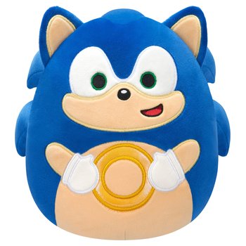 Original Squishmallows Sonic the Hedgehog Plush Sonic Holding Gold Rings 20cm