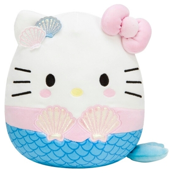 Original Squishmallows Plush Sanrio Mermaid Hello Kitty 25cm