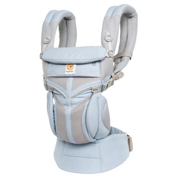 Ergobaby Babytrage Omni 360 Cool Air Mesh Chambray grau