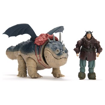 Dreamworks How to Train Your Dragon Action Figures Gronckle & Fishlegs 2 Pack