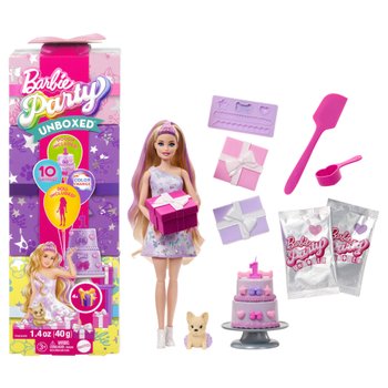 Barbie Party Unboxed Pet Birthday Series Purple