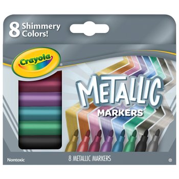 Crayola Metallic Markers 8 Pack