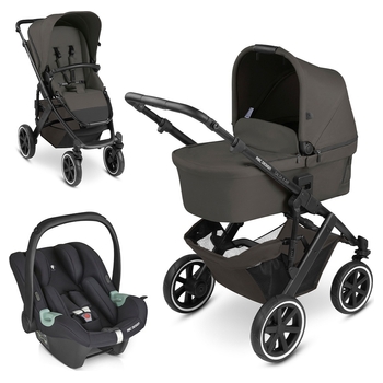ABC Design 3-in-1 Kinderwagen Salsa 4 Air Combiwagen Cloud zwart