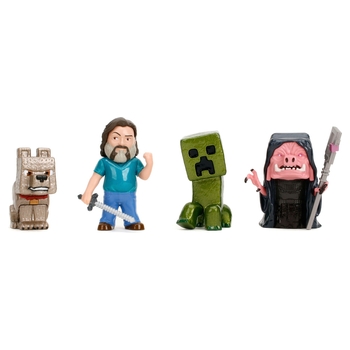 Minecraft Movie Diecast 6cm Figures 4 Pack