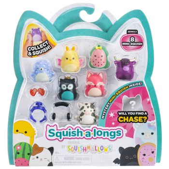 Squishmallows Squish-a-longs Figuren 8er Set Serie 4