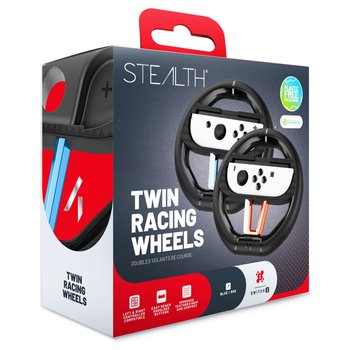 Stealth Nintendo Switch 2 Joy-Con Racing Wheel Twin Pack - Black