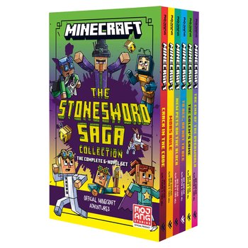 Minecraft Stonesword Saga 6 Book Collection Box Set