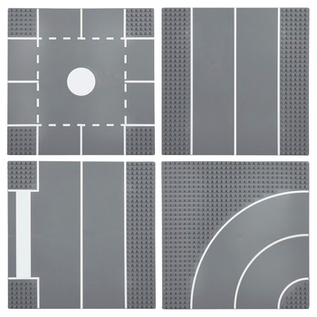 Build-It 10-Pack Street Plates for Building Bricks