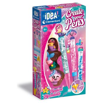 Clementoni IDEA! DIY Stift-Atelier Pen Creator Set Meerjungfrau