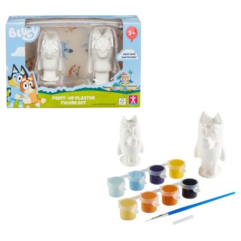 Bluey Figure Paint-Up Plaster Bluey and Bingo Set