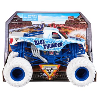 Monster Jam Monster Truck Diecast Blue Thunder White 1:24 Scale