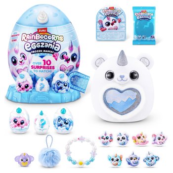 Rainbocorns by ZURU Eggzania Frozen Mania Surprise Plush Egg Snowbella