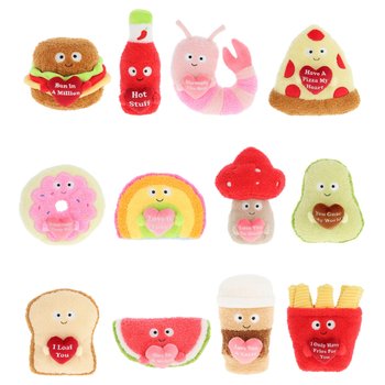 Keeleco Plush Snackies Love Bites Assortment 18cm