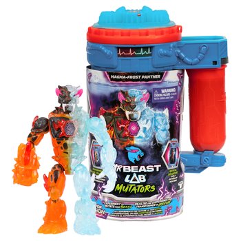 MrBeast Lab Mutators Mutation Chamber Action Figure Magma-Frost Panther