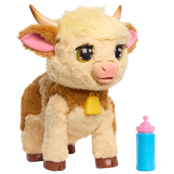 FurReal Plush Toy Interactive Pet Maggie the Feed & Follow Cow