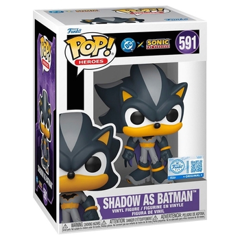 Funko POP! Heroes 591: DC x Sonic the Hedgehog Shadow as Batman