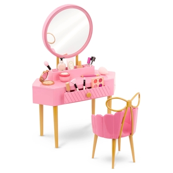 Our Generation Vanity Table and Chair with Accessories Fabulous Fun Playset