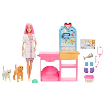 Barbie Fast Cast Vet Clinic Doll and Accessories Playset