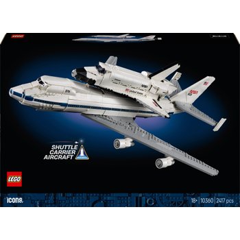 LEGO Icons 10360 Shuttle Carrier Aircraft Set for Adults