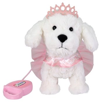 Fluffy Puppies Interactive Plush Toy Mia The Walking Princess Poodle