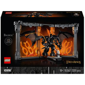 LEGO Icons 10367 The Lord of the Rings: Balrog Book Nook Set for Adults