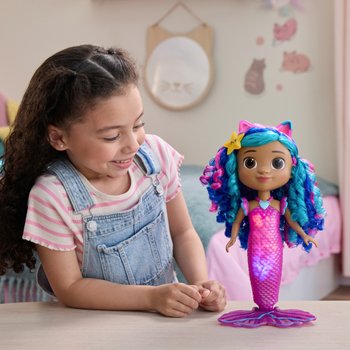 Gabby's Dollhouse: The Movie Doll Sing & Shine Mermaid Gabby